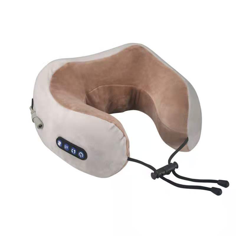 U-Shaped Electric Neck Massager – Portable Cervical, Shoulder & Back Massage Pillow for Relaxation