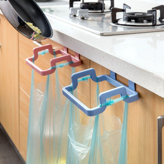 Eco-Friendly Cabinet Door Hanging Trash Bag Holder – Space-Saving & Durable Kitchen Organizer