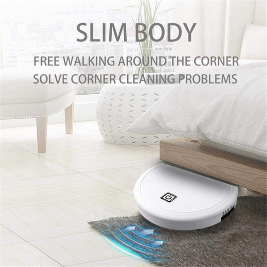 3-in-1 Smart Robot Vacuum Cleaner – 1800Pa Suction, Wet & Dry Sweeping, USB Rechargeable