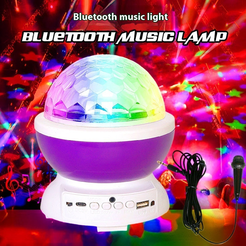 Karaoke Wireless Bluetooth Rotating Light Subwoofer